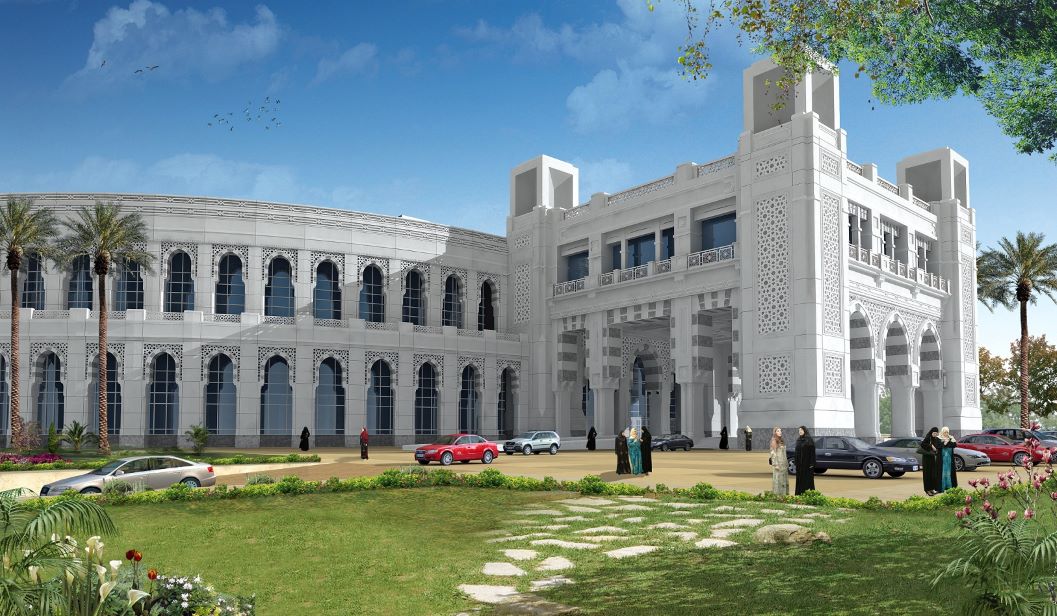 Princess Nourah University architecture project in Riyadh, Saudi Arabia
