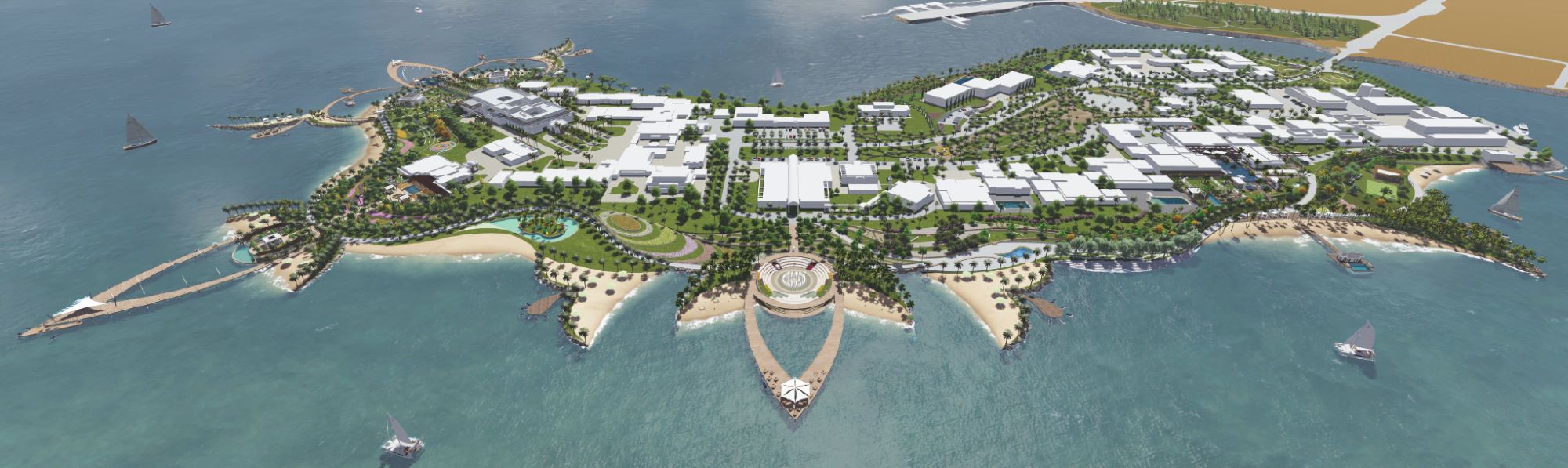 aziziyah island masterplan project